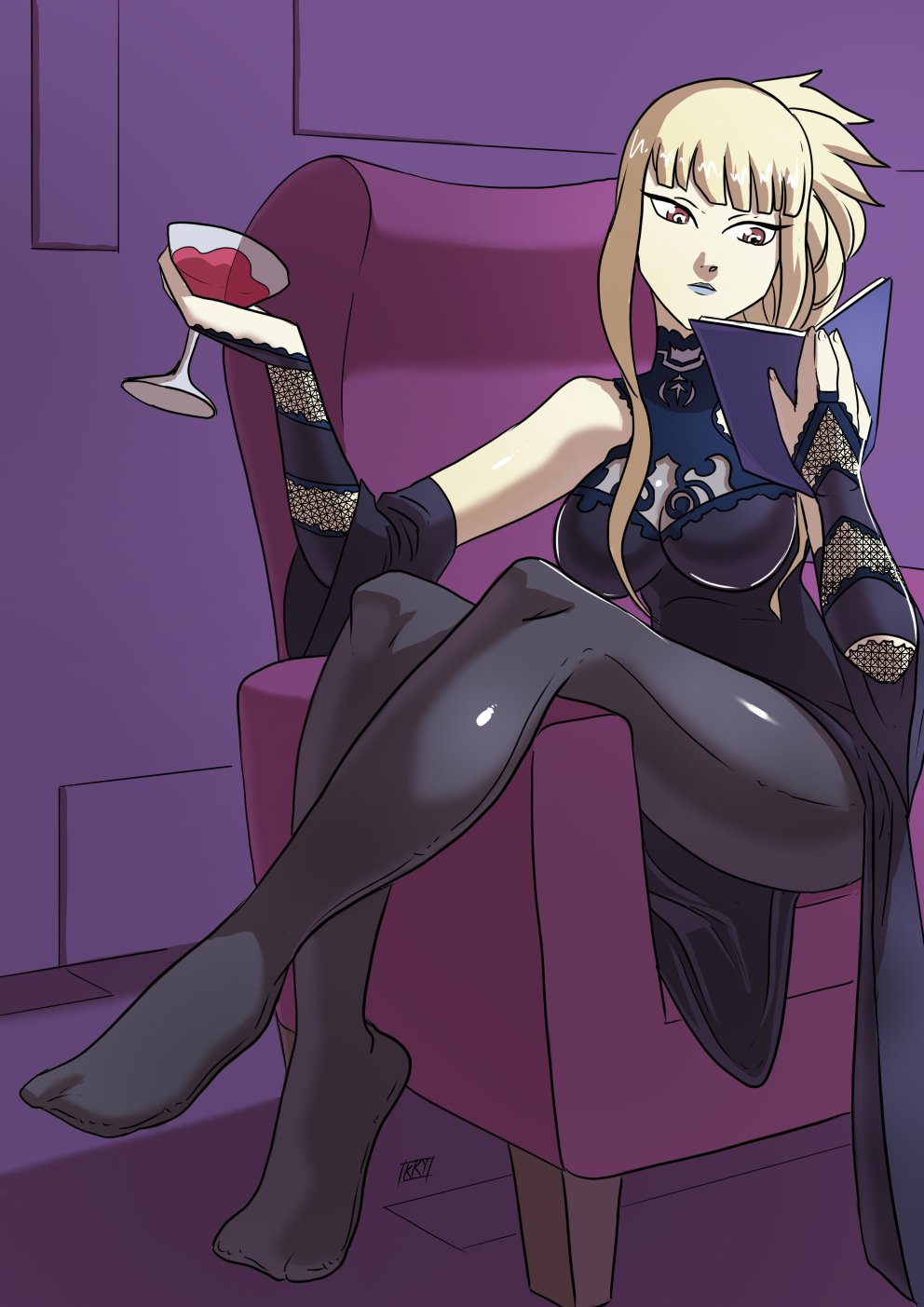 A commission of Kongou from <b>Arpeggio</b> of Blue steel. 